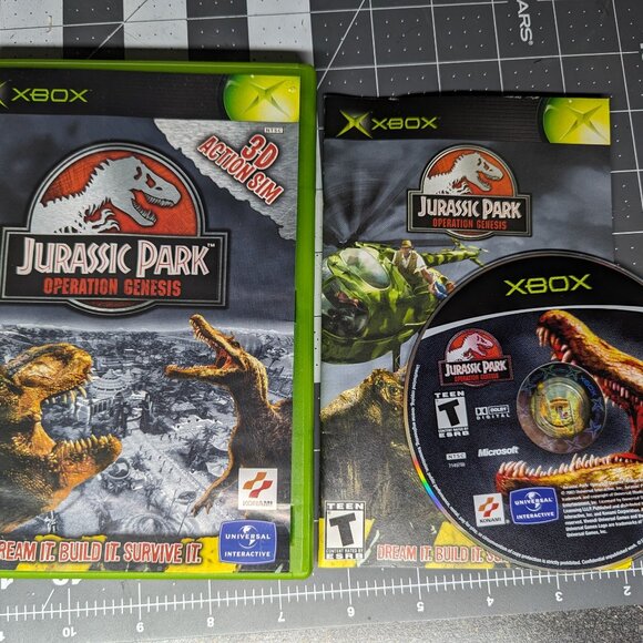 Jurassic Park: Operation Genesis TESTED CIB Complete w/ Registration Card Xbox